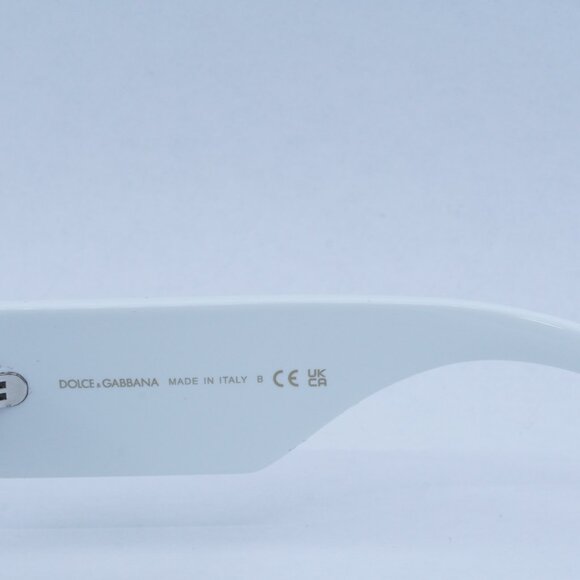 🕶️ New Dolce & Gabbana DG4416 303487 Sunglasses -White Frame, Dark Grey Lenses - Picture 6 of 11